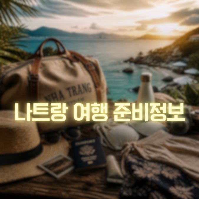 나트랑 여행 준비물 메인