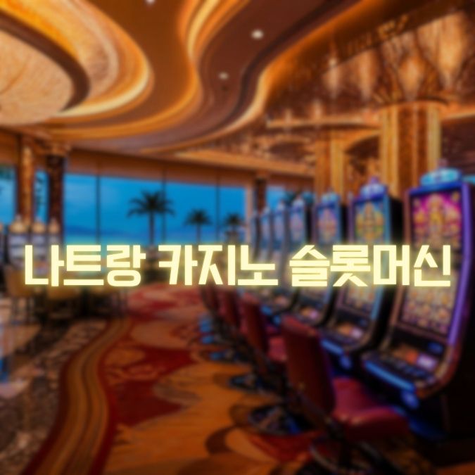 나트랑 카지노 슬롯머신 정보 메인