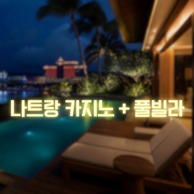 나트랑 카지노 + 풀빌라 여행 메인